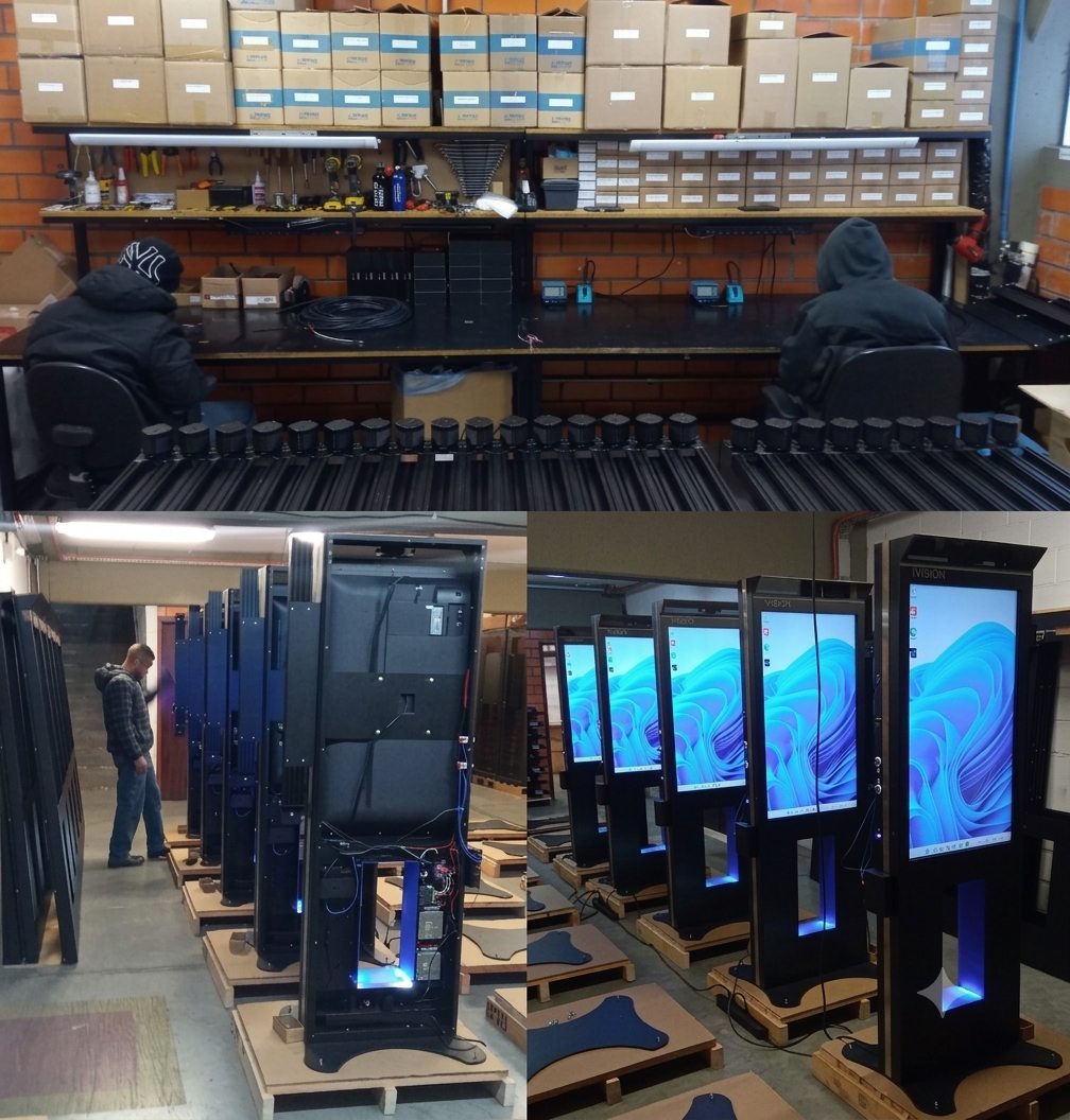 Laboratório de montagem eletroeletrônica e automação na Modelo